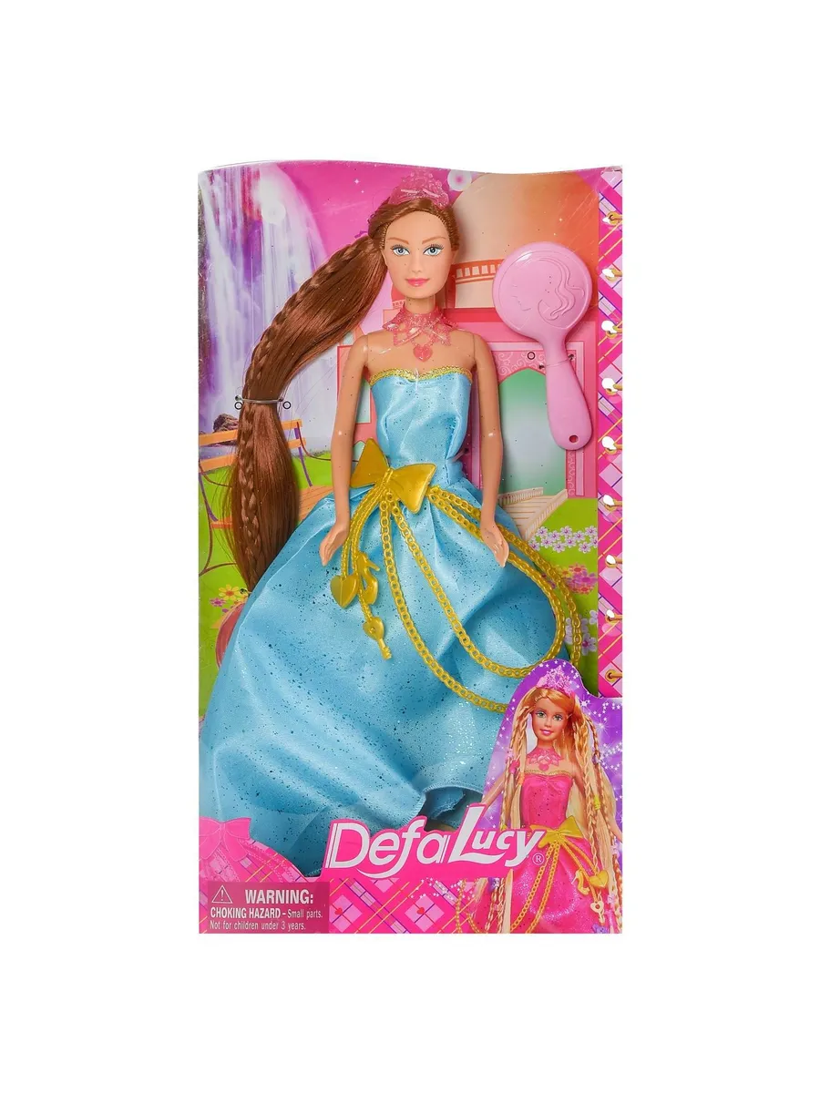 Кукла Defa Lucy "Вечернее платье" (голубое), 29 см