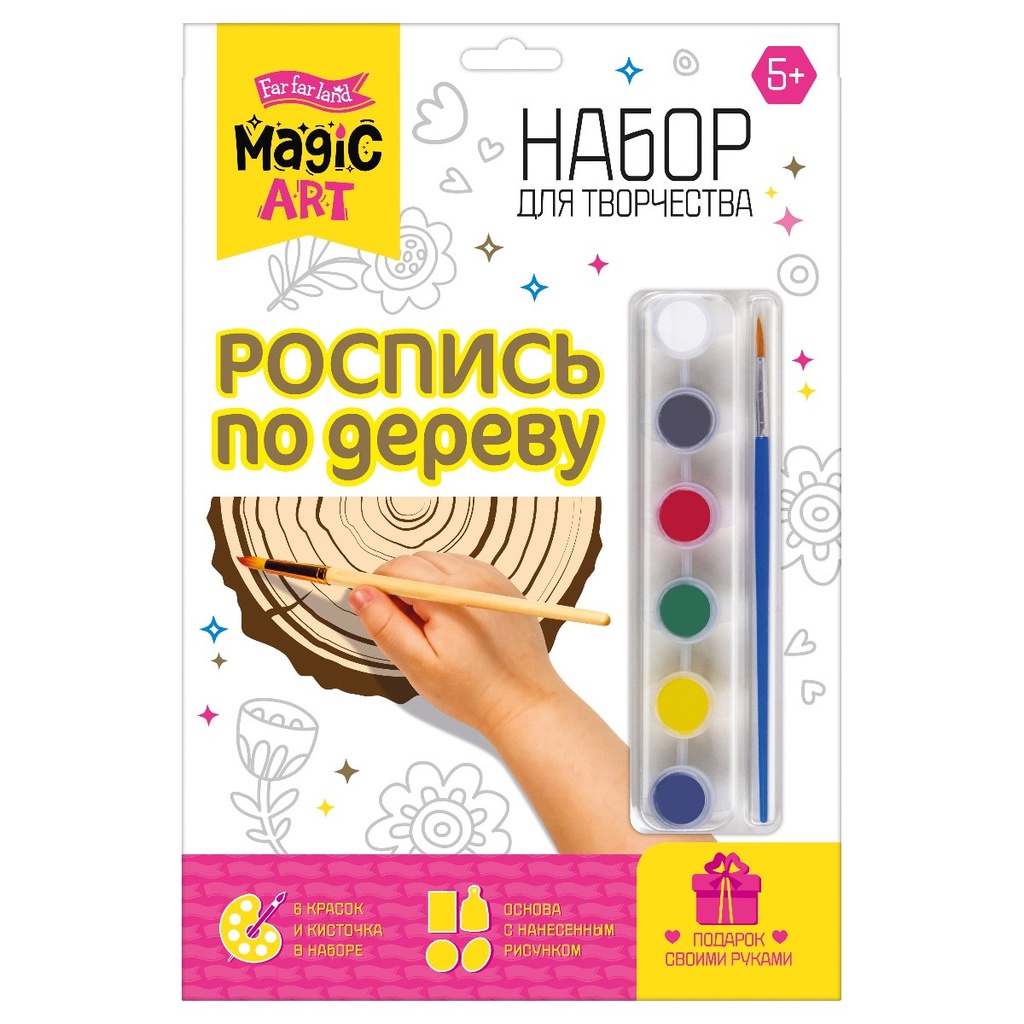 Роспись по дереву «Лисичка» (разделочная доска с рисунком)