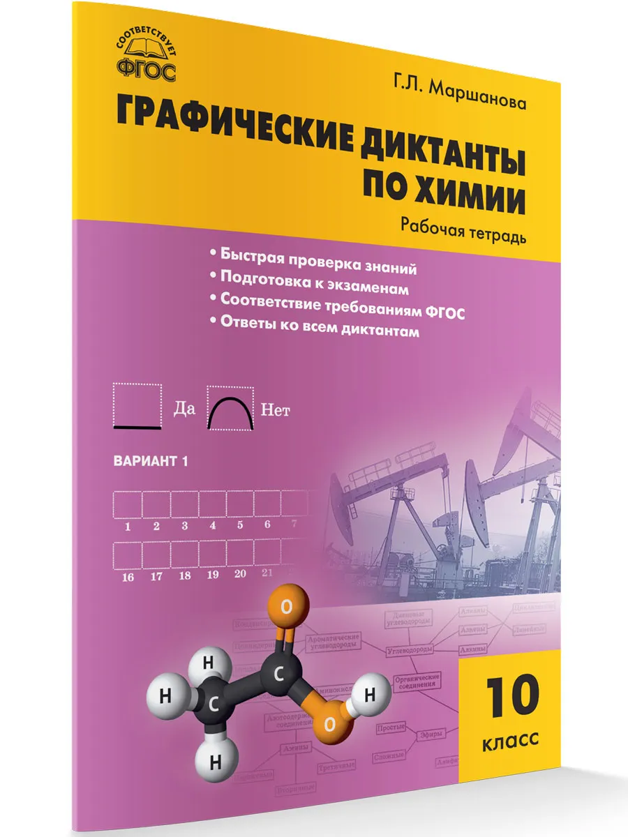 РТ Химия. Графические диктанты по химии: р/т 10 кл.