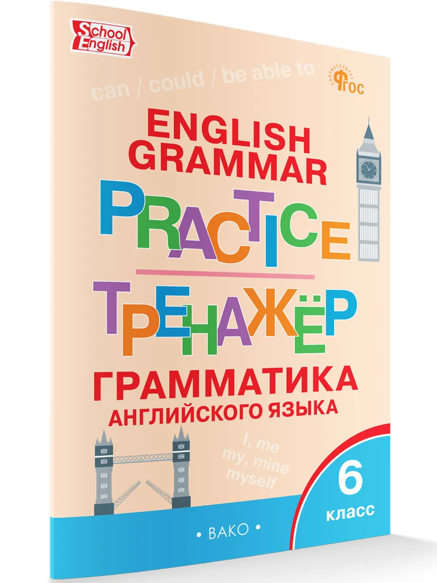 ТР Английский язык: грамматический тренажёр  6 кл.