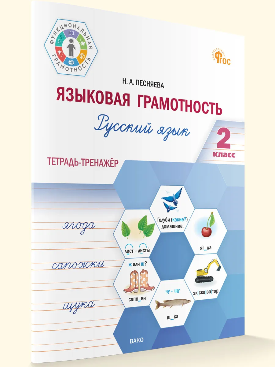 ФуГ Языковая грамотность 2 кл. Русский язык: тетрадь-тренажёр