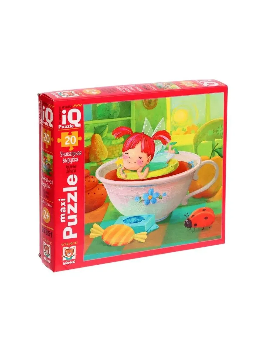 IQ Пазл МАКСИ 20 эл. Фея в чашке 2+