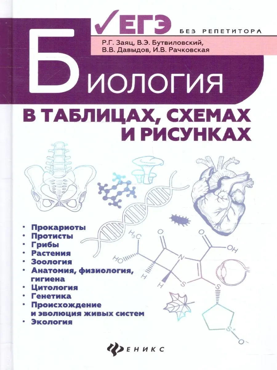 Биология в таблицах, схемах и рисунках дп