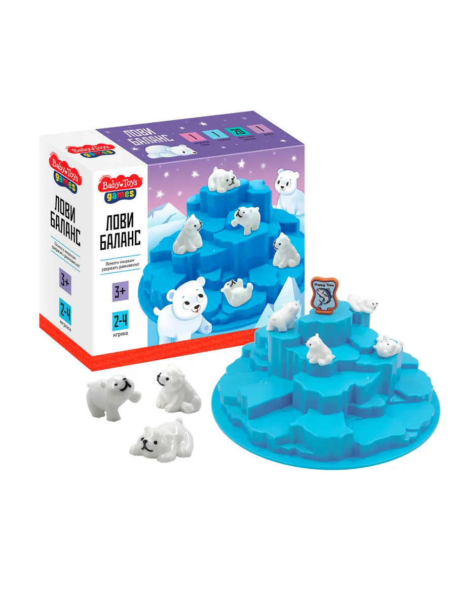 Игра настольная "Полярный баланс" Baby Toys games