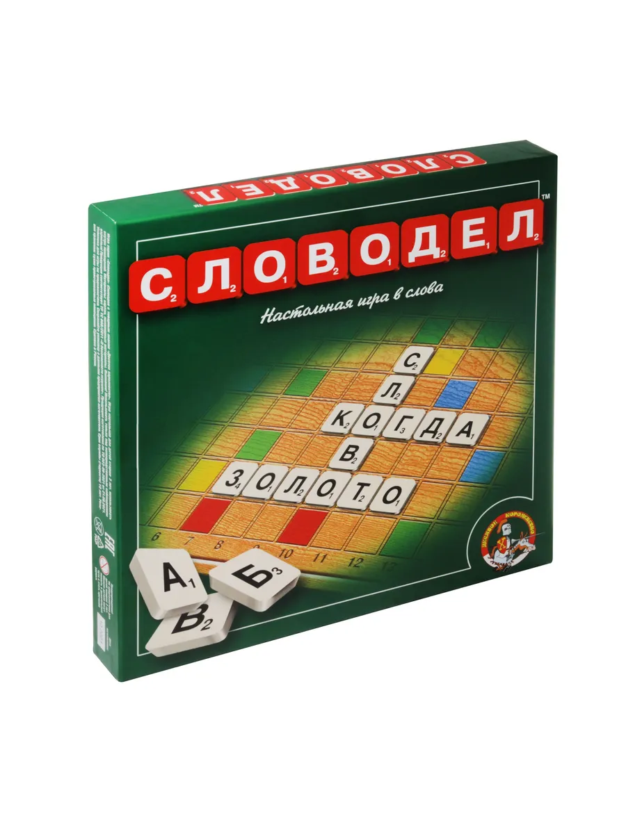 Игра настольная "Словодел" (зеленый)