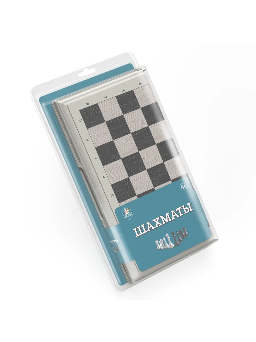 Игра настольная "Шахматы" (бол, сер) блистер