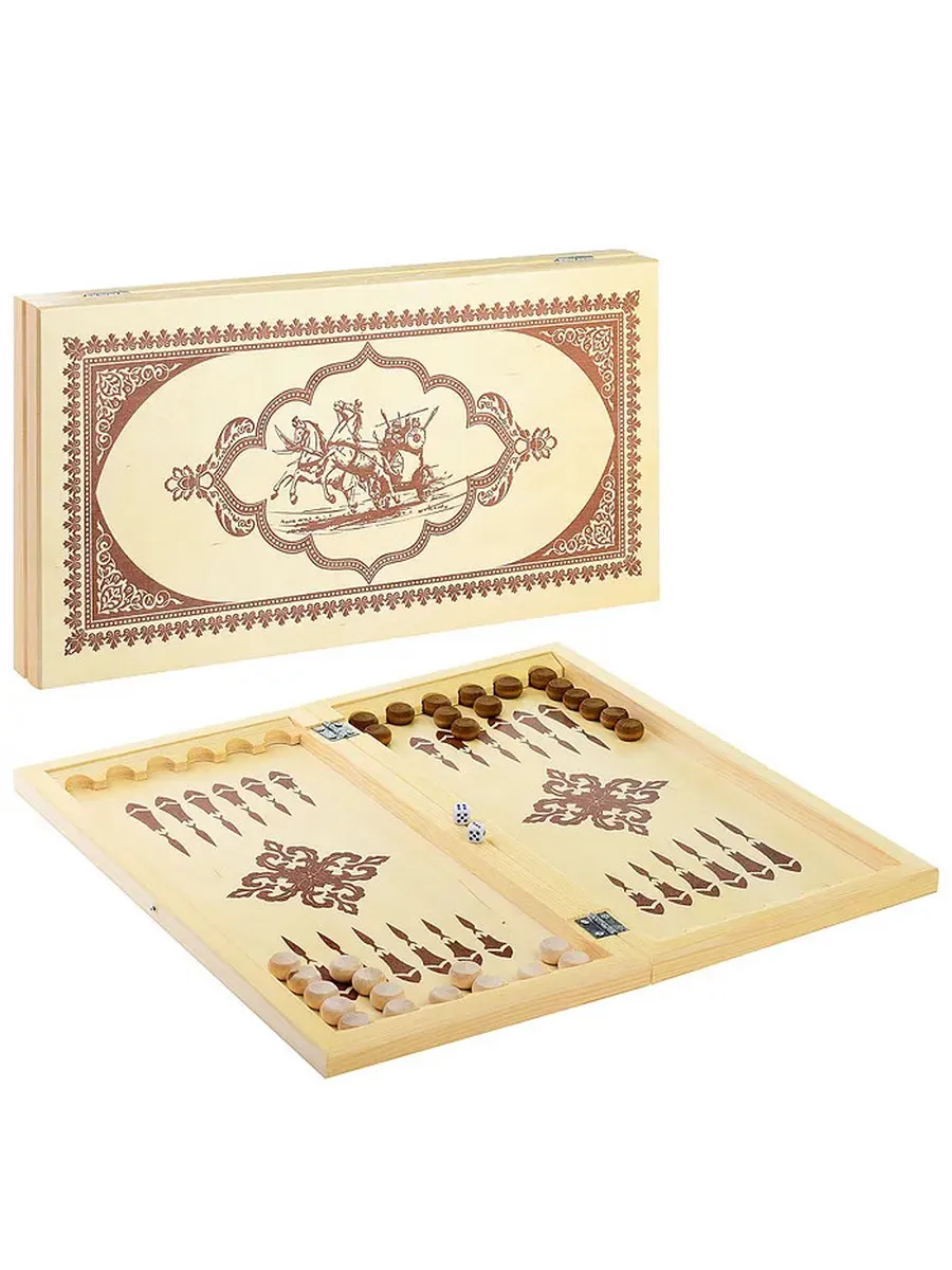 Игра настольная "Нарды" деревянные (поле 40х40см)
