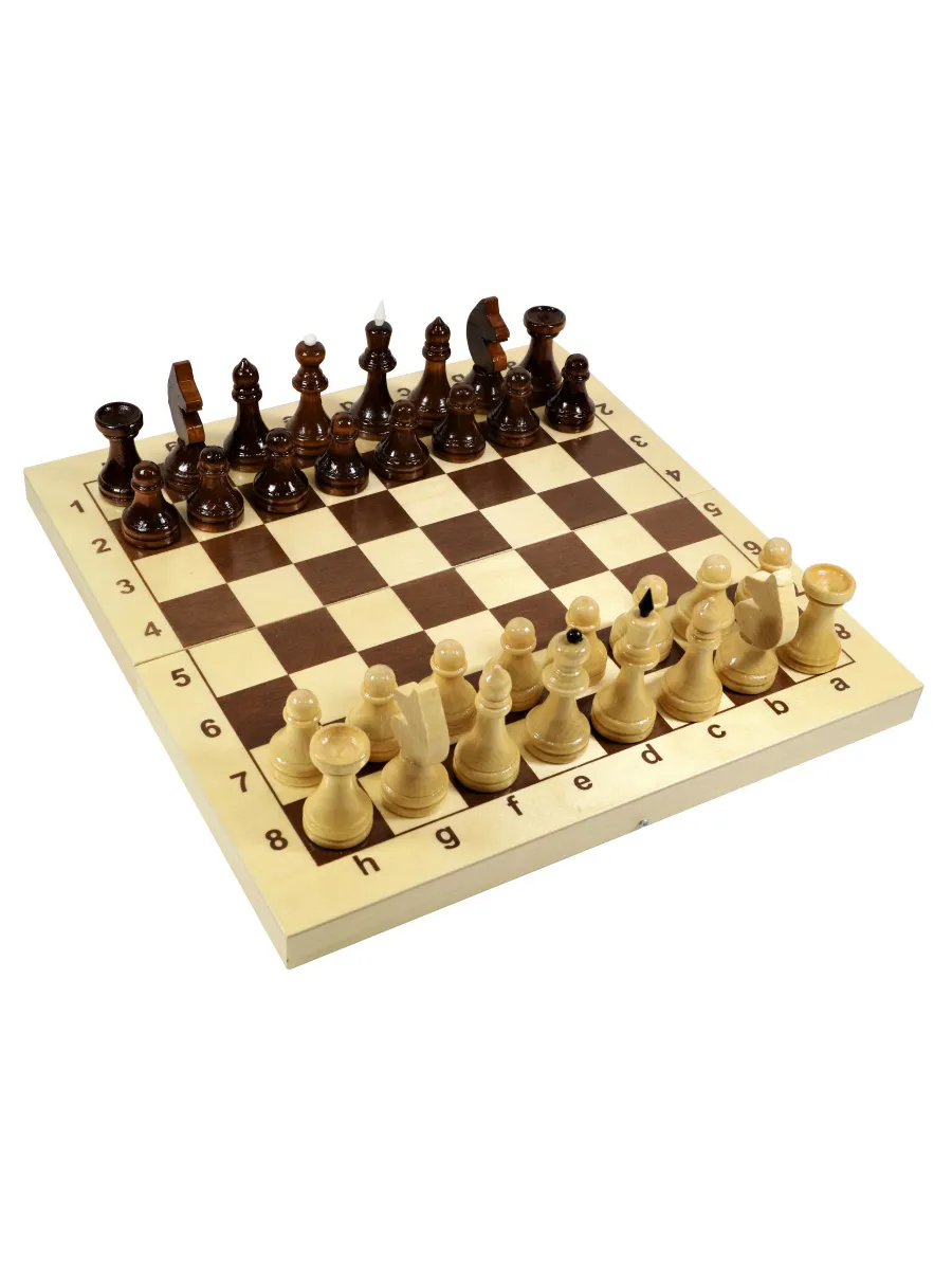 Игра настольная "Шахматы" деревянные (поле 29х29см)