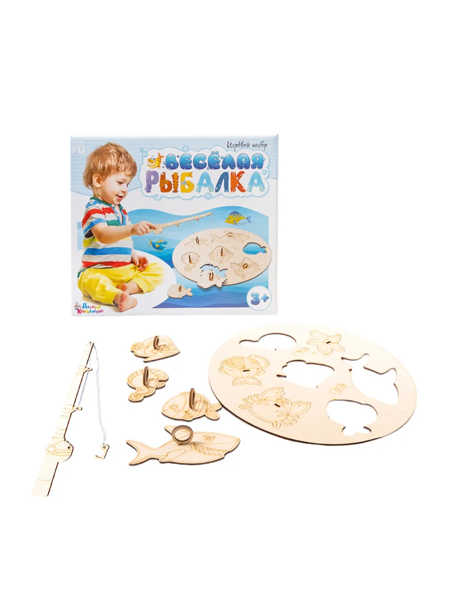 Игра деревянная "Веселая рыбалка"