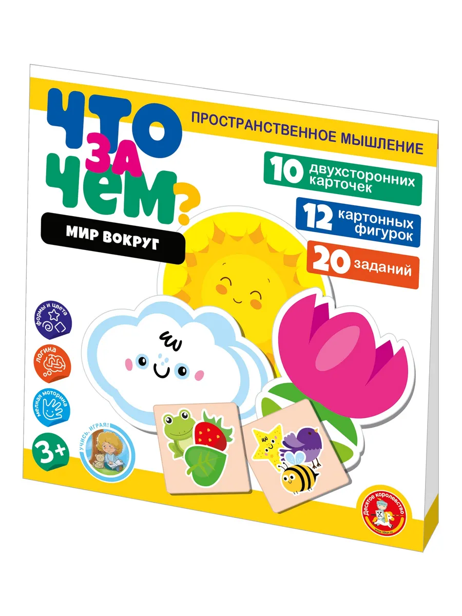 Игра развивающая "Что за чем? Мир вокруг" Учись, играя