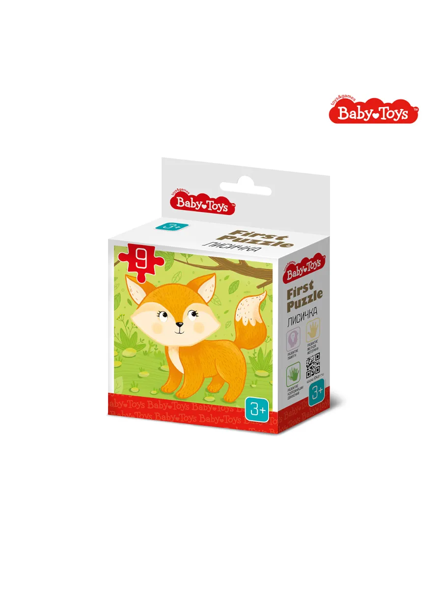 Пазл First Puzzle "Лисичка" 9 эл Baby Toys