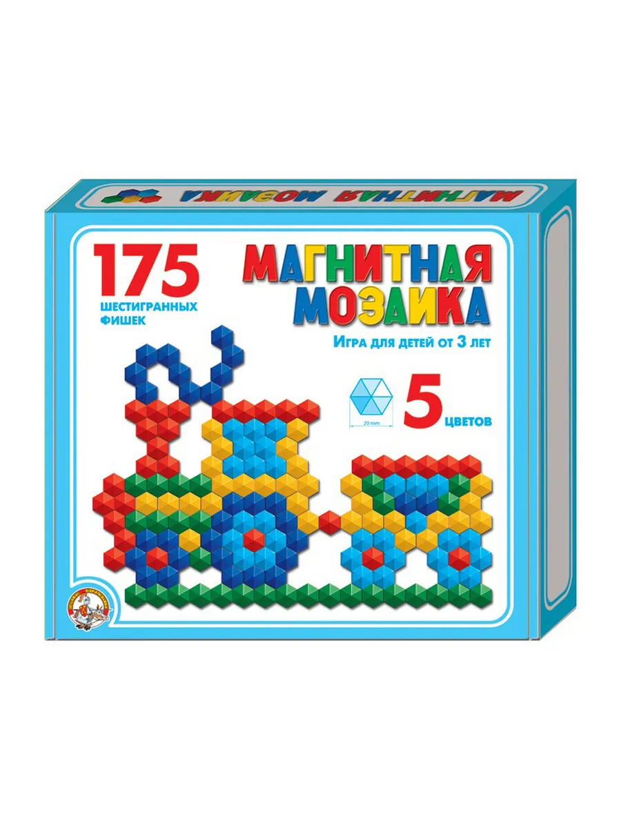 Мозаика магнитная шестигранная d20/175 эл