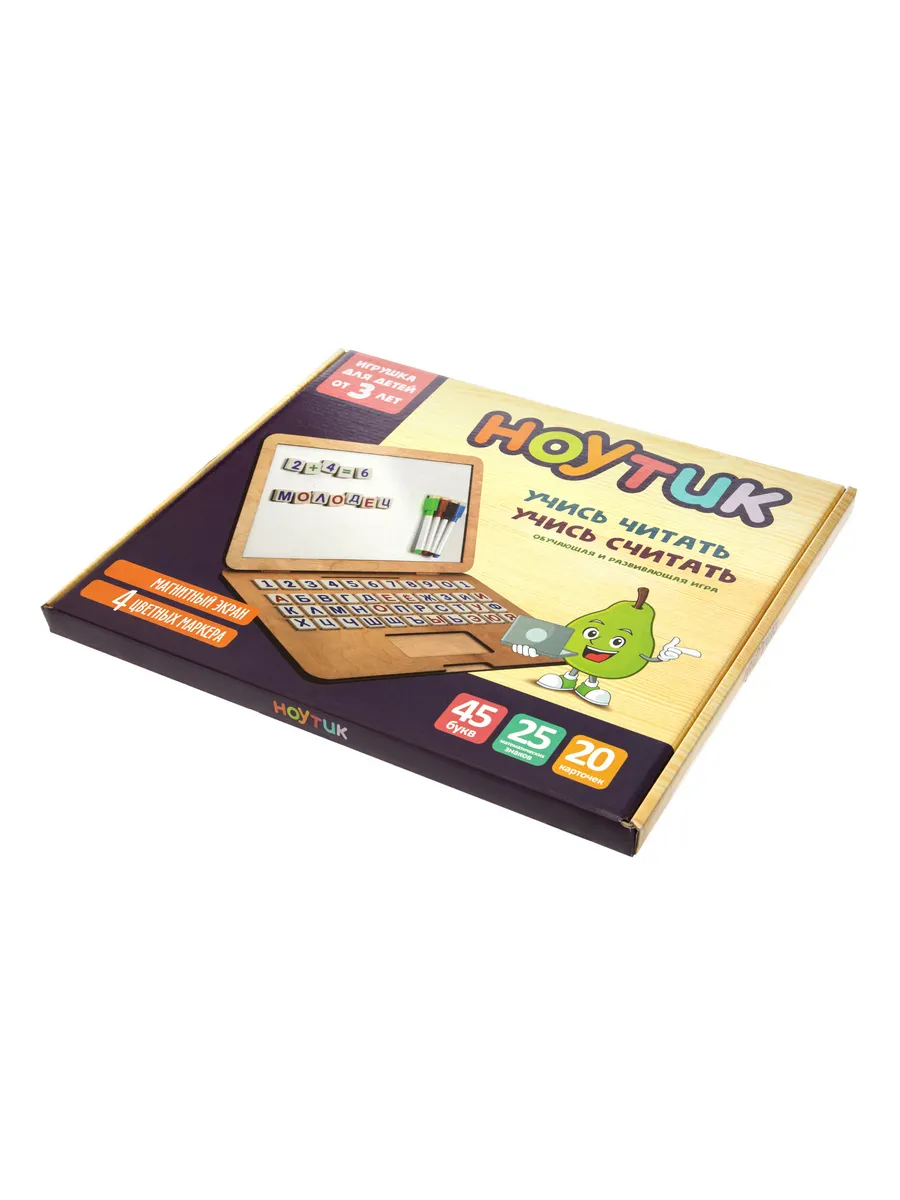 Игра деревянная магнитно-маркерная "Ноутик"