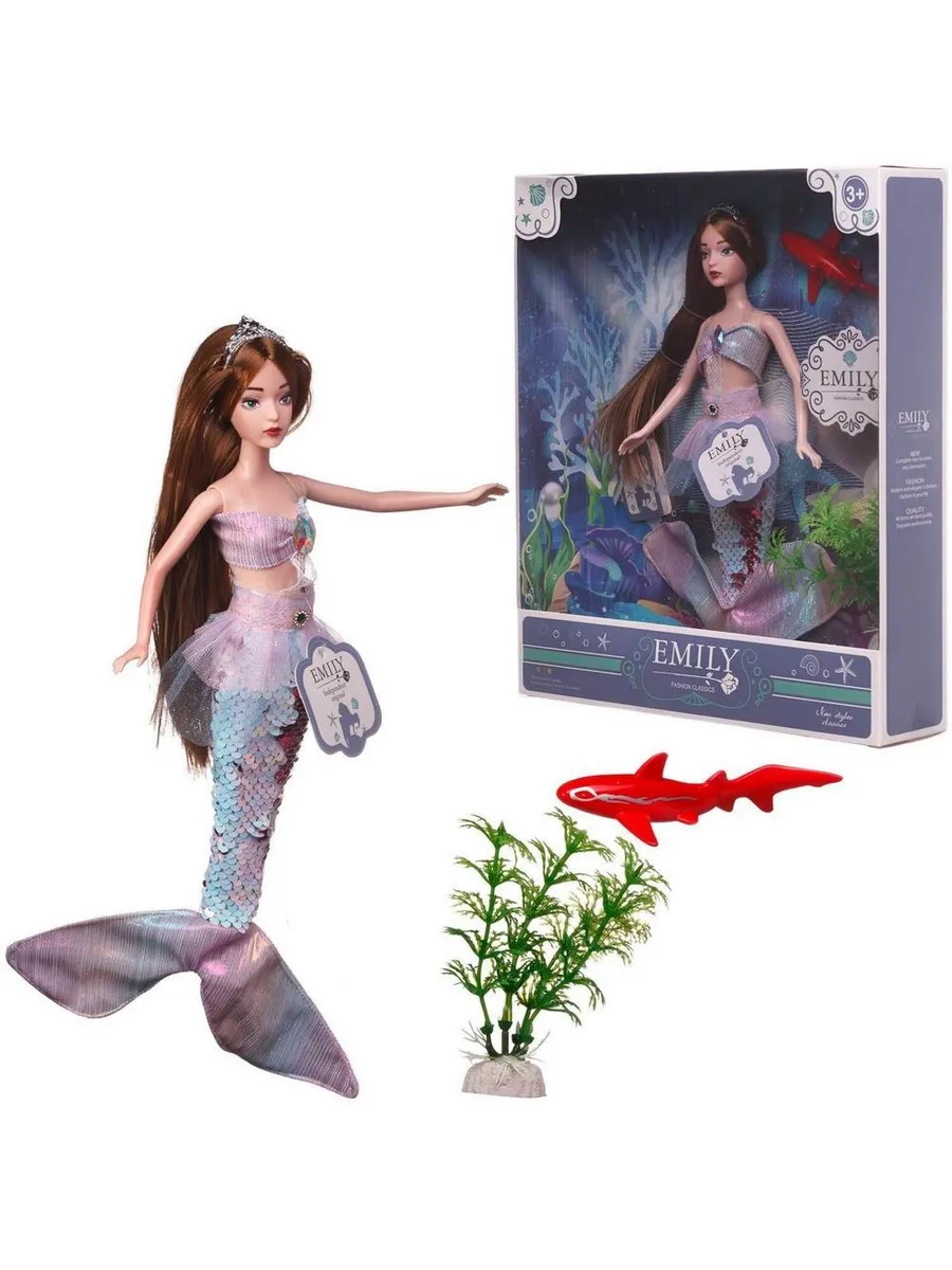 Кукла "Emily. Русалочка" с аксессуарами, 30см
