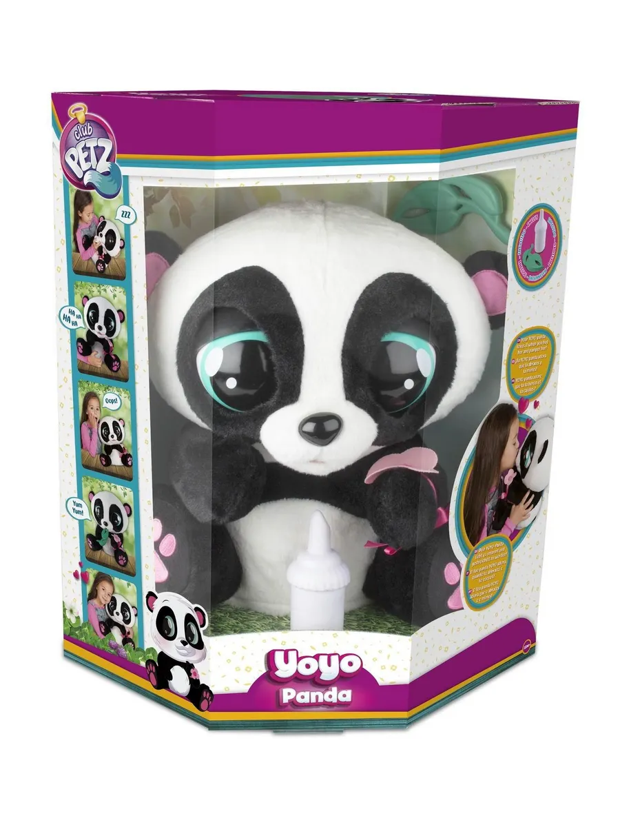 Club Petz Панда Yoyo интерактивная, со звуковыми эффектами