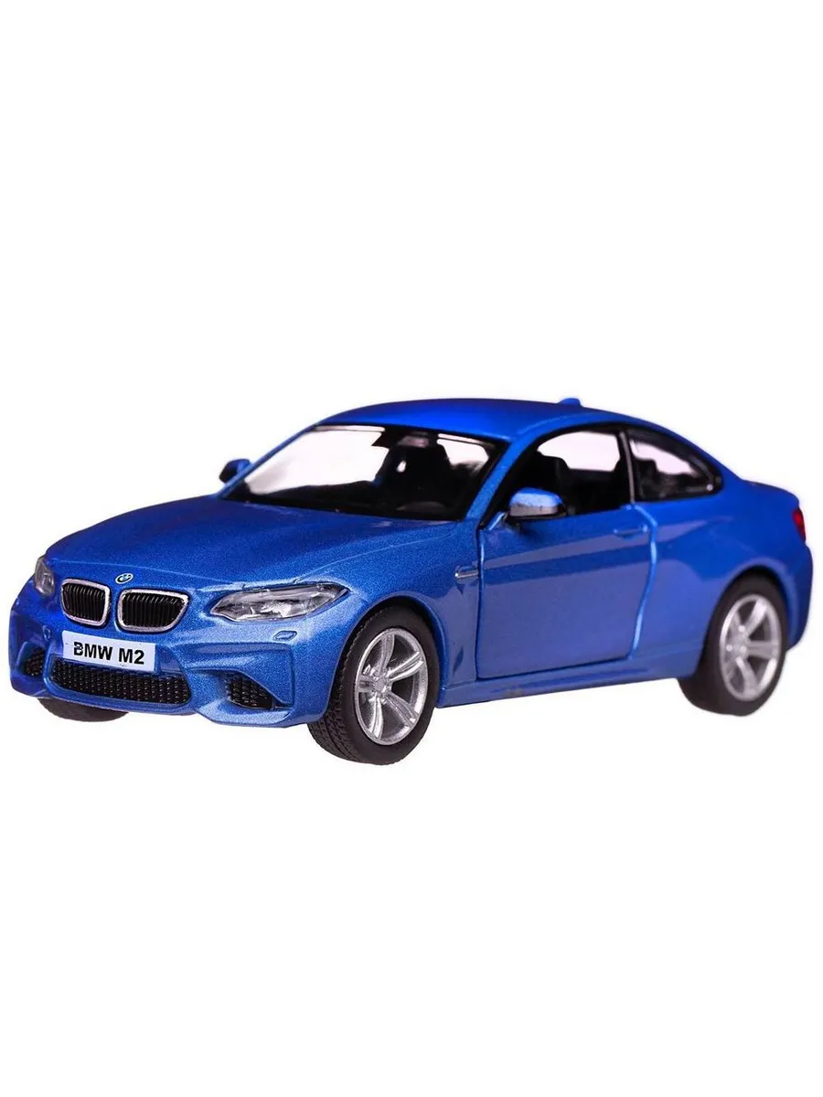 Машина металлическая RMZ City серия 1:32 BMW M2 COUPE инерционная, цвет синий