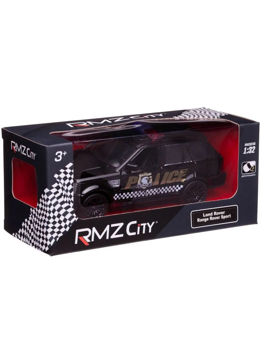 Машина металлическая RMZ City серия 1:32 Land Rover Range Rover Sport, полицейская машина, инерционная