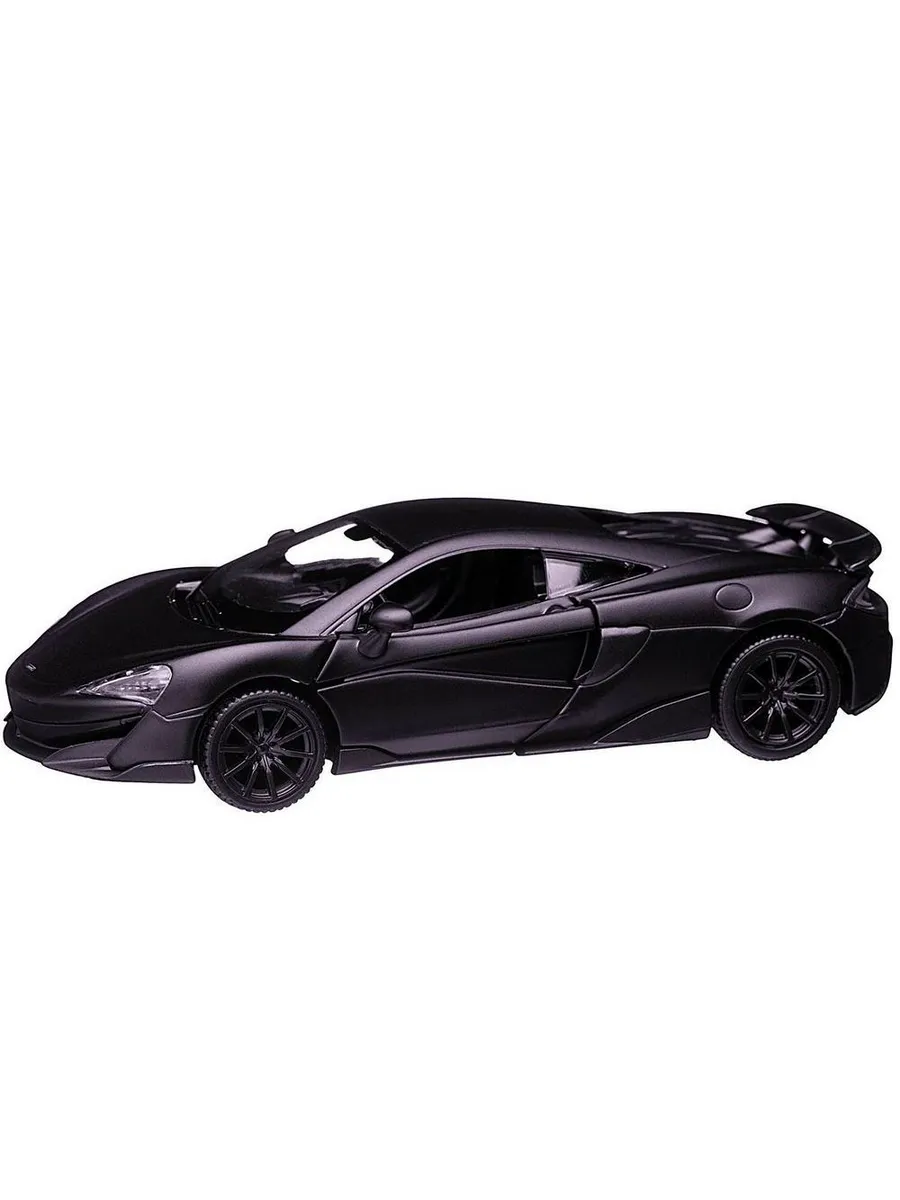 Машина металлическая RMZ City серия 1:32 McLaren 600LT, инерционная, черный матовый цвет