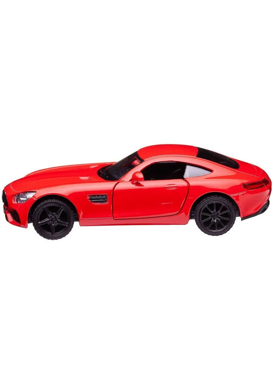 Машина металлическая RMZ City серия 1:32 Mercedes-Benz GT S AMG 2018, инерционная, цвет красный.