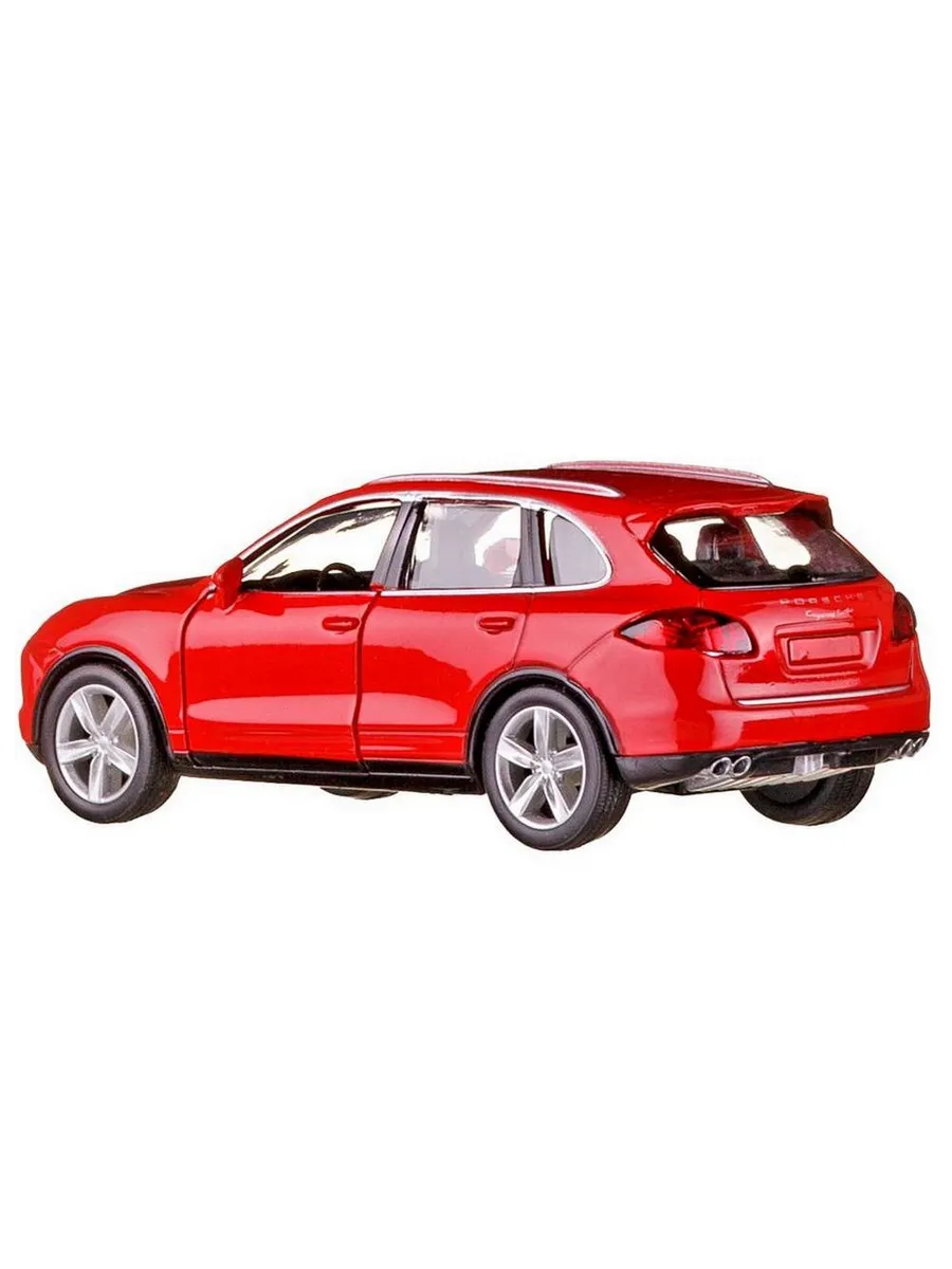 Машина металлическая RMZ City серия 1:32 Porsche Cayenne Turbo, инерционная, красный цвет