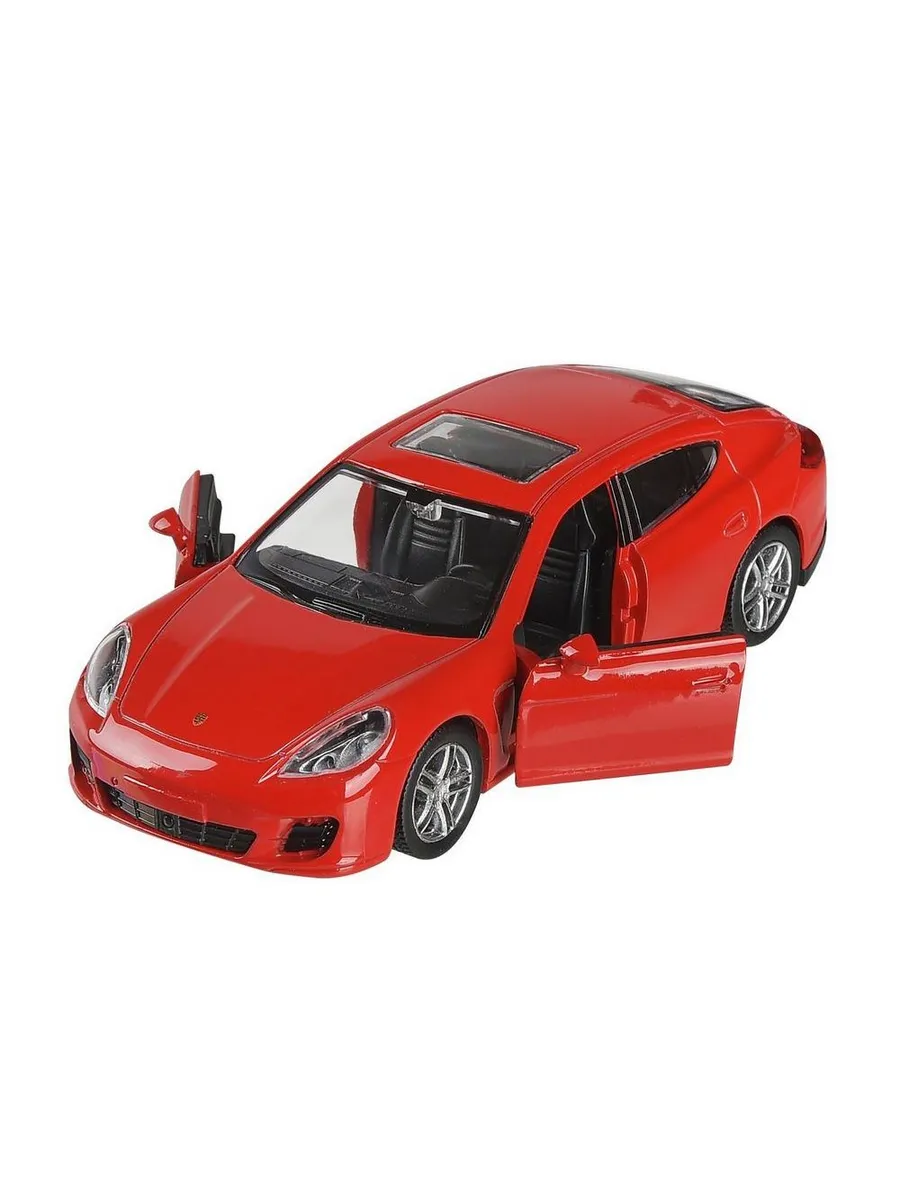 Машина металлическая RMZ City серия 1:32 Porsche Panamera Turbo, цвет красный