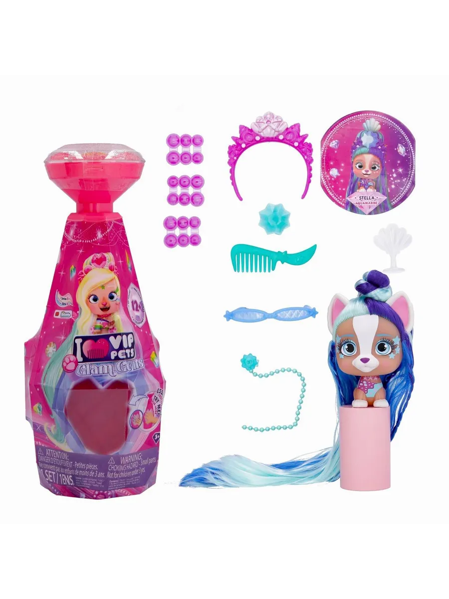 VIP Pets GLAM GEMS Модные щенки Stella