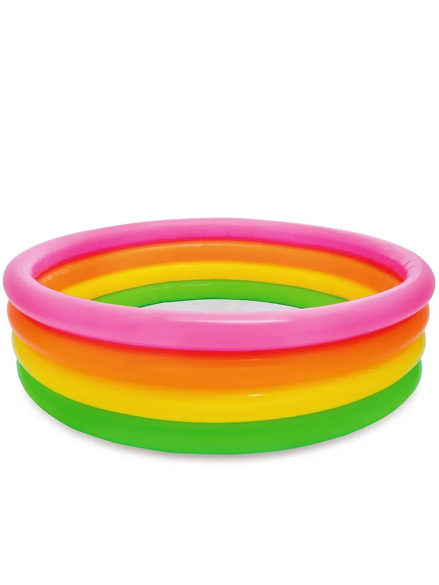 Бассейн надувной детский INTEX "Sunset Glow Pool" 168х46 см (от 3-х лет)