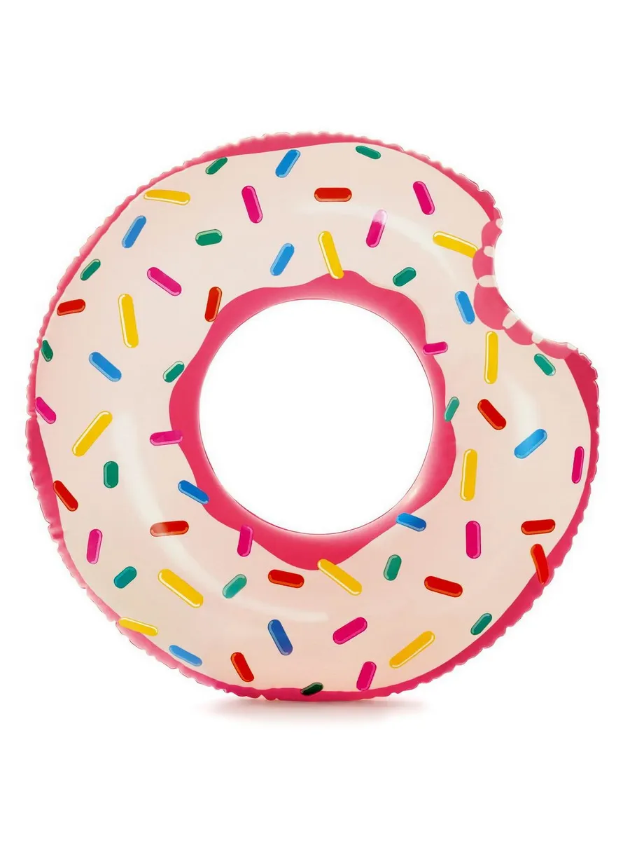 Круг надувной INTEX "Rainbow Donut Tube" (Пончик), от 9 лет, 94х23см