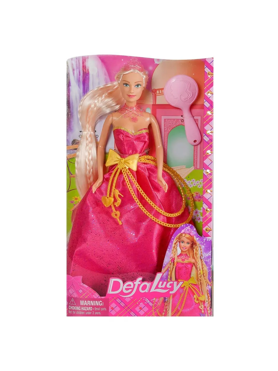 Кукла Defa Lucy "Вечернее платье" (розовое), 29 см