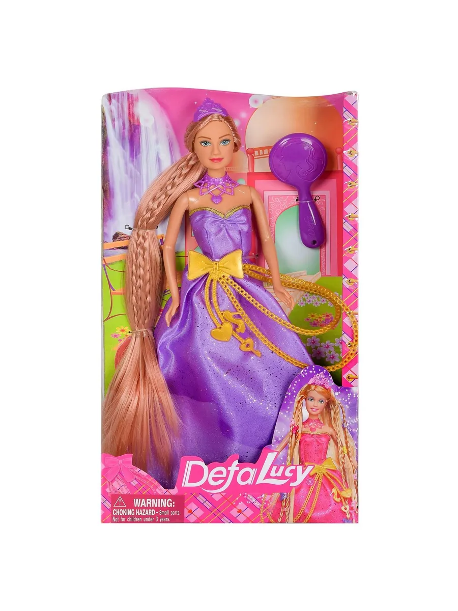 Кукла Defa Lucy "Вечернее платье" (фиолетовое), 29 см