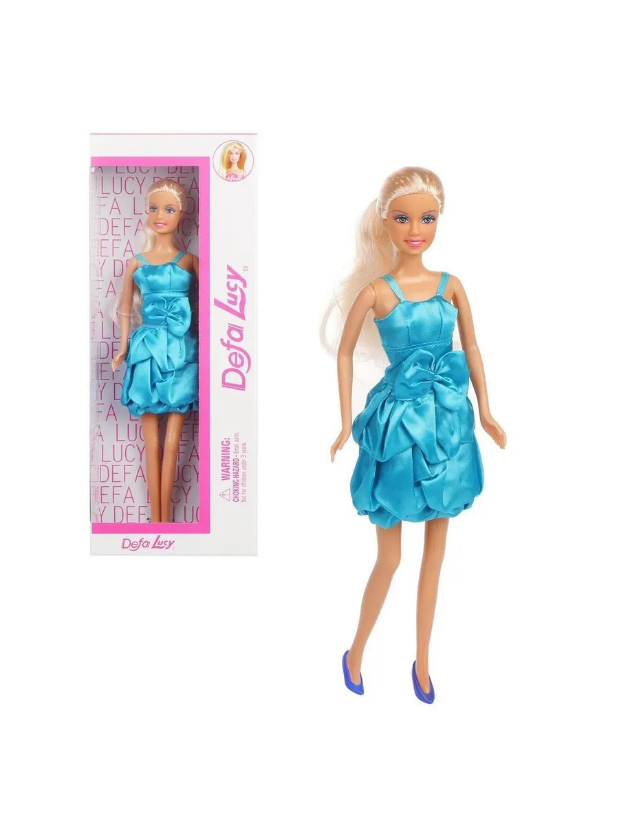 Кукла Defa Lucy Девушка в голубом платье, 29см