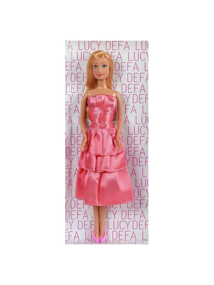 Кукла Defa Lucy Девушка в розовом платье, 29см