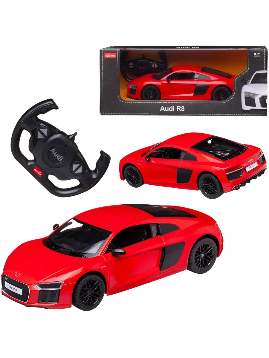 Машина р/у 1:14 AUDI R8 2015 Version Цвет Красный