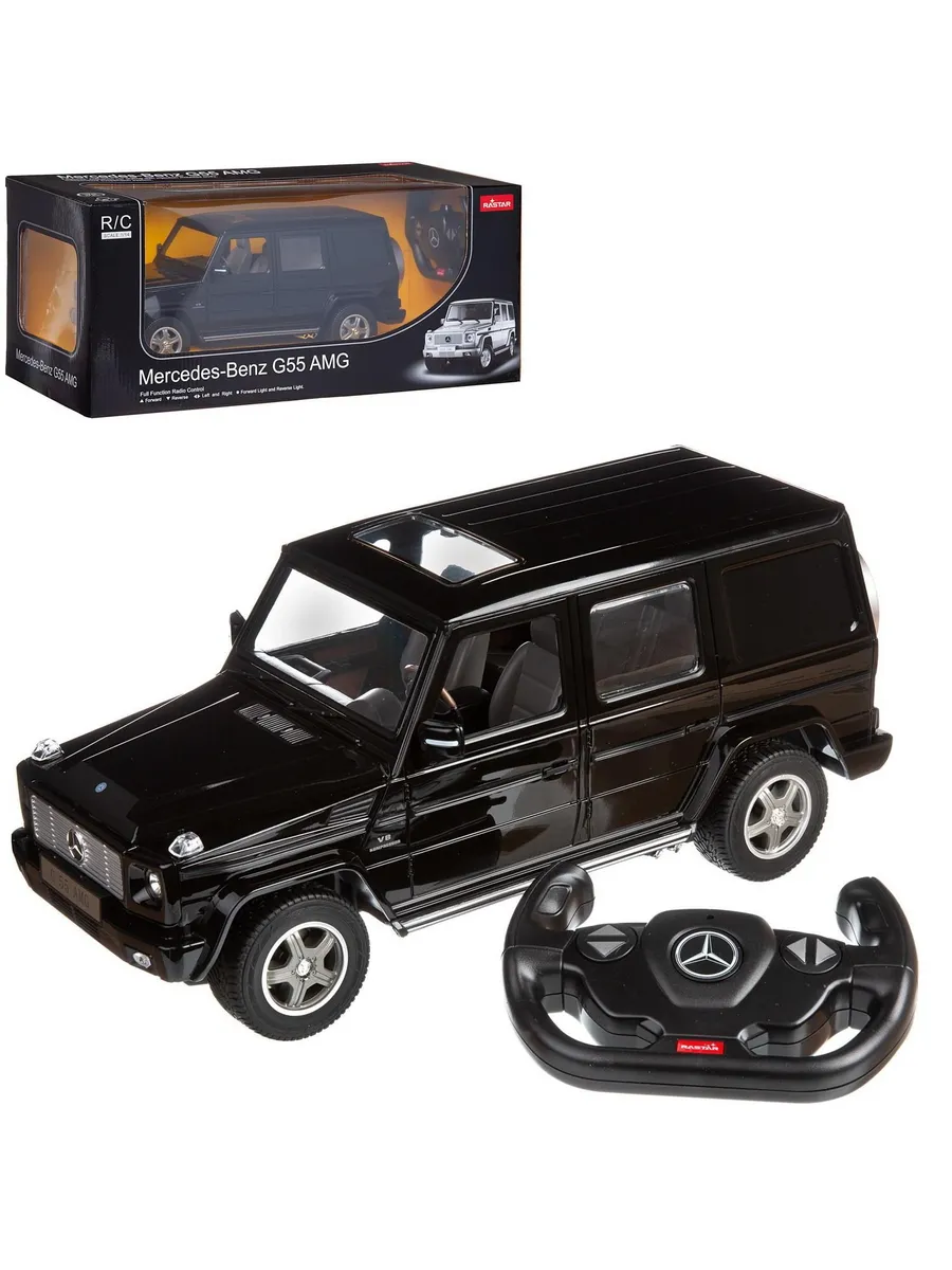 Машина р/у 1:14 Mercedes G55 AMG Цвет Черный