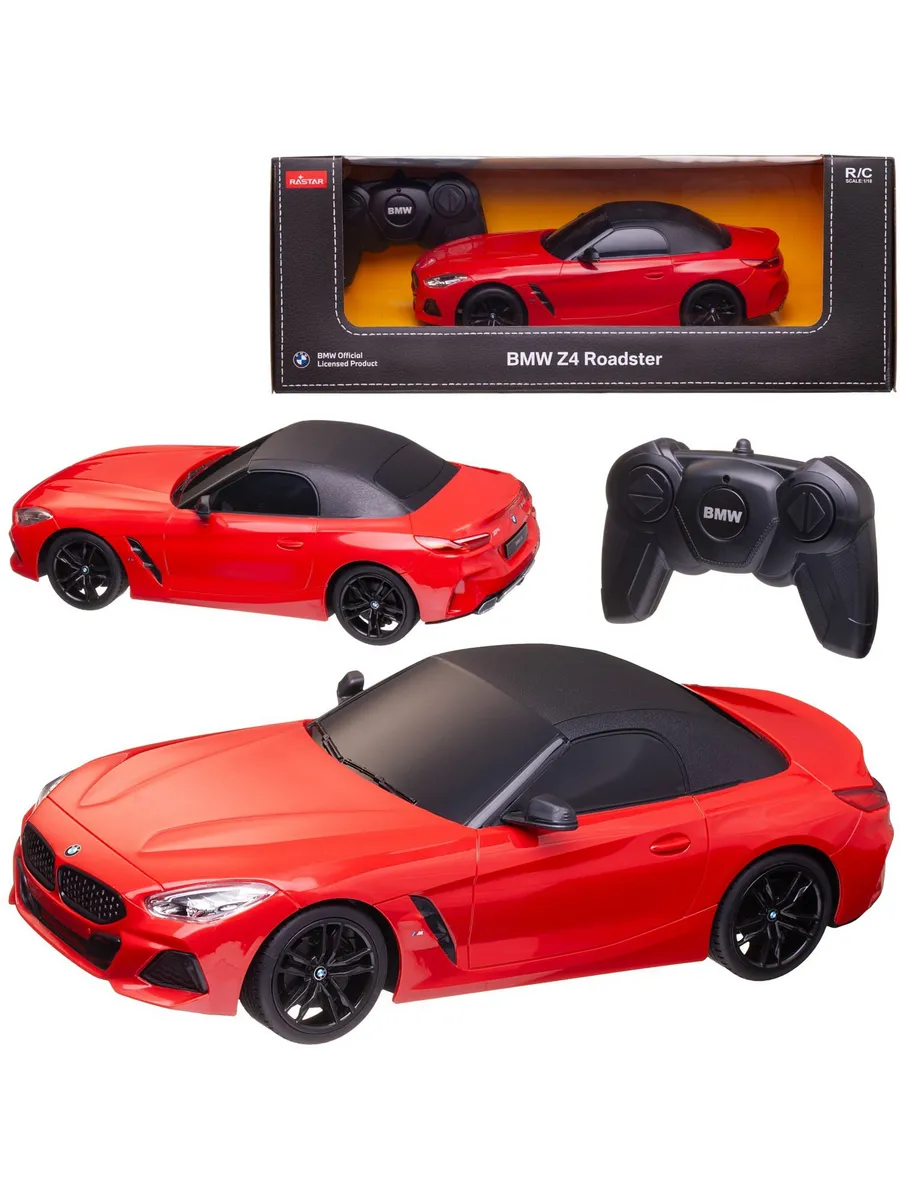 Машина р/у 1:18 BMW Z4 New Version 2,4G, цвет красный, фары светятся, 24*11.3*7.5