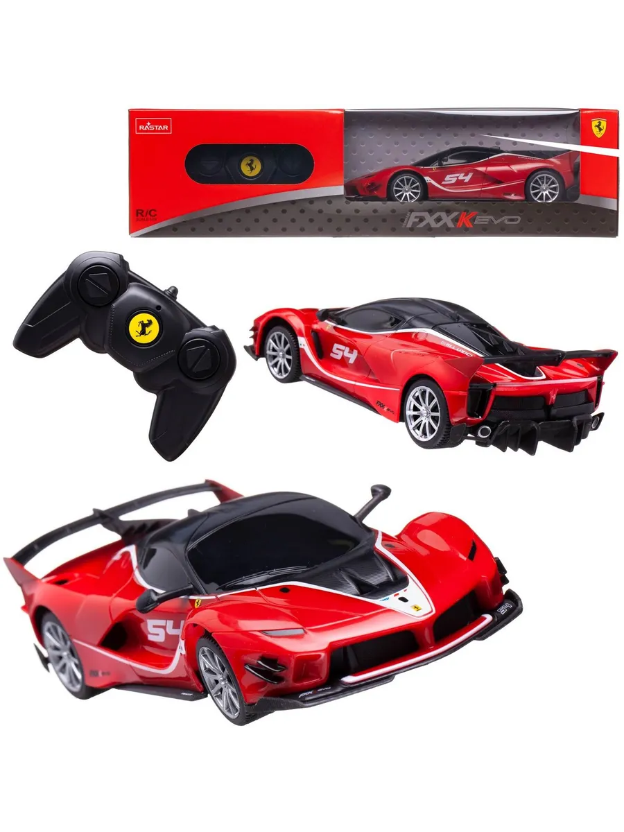Машина р/у 1:24 Ferrari FXX K Evo красный, 2,4 G.