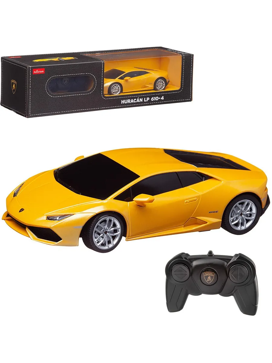 Машина р/у 1:24 Lamborghini HURACAN LP 610-4 Цвет Желтый 2.4G