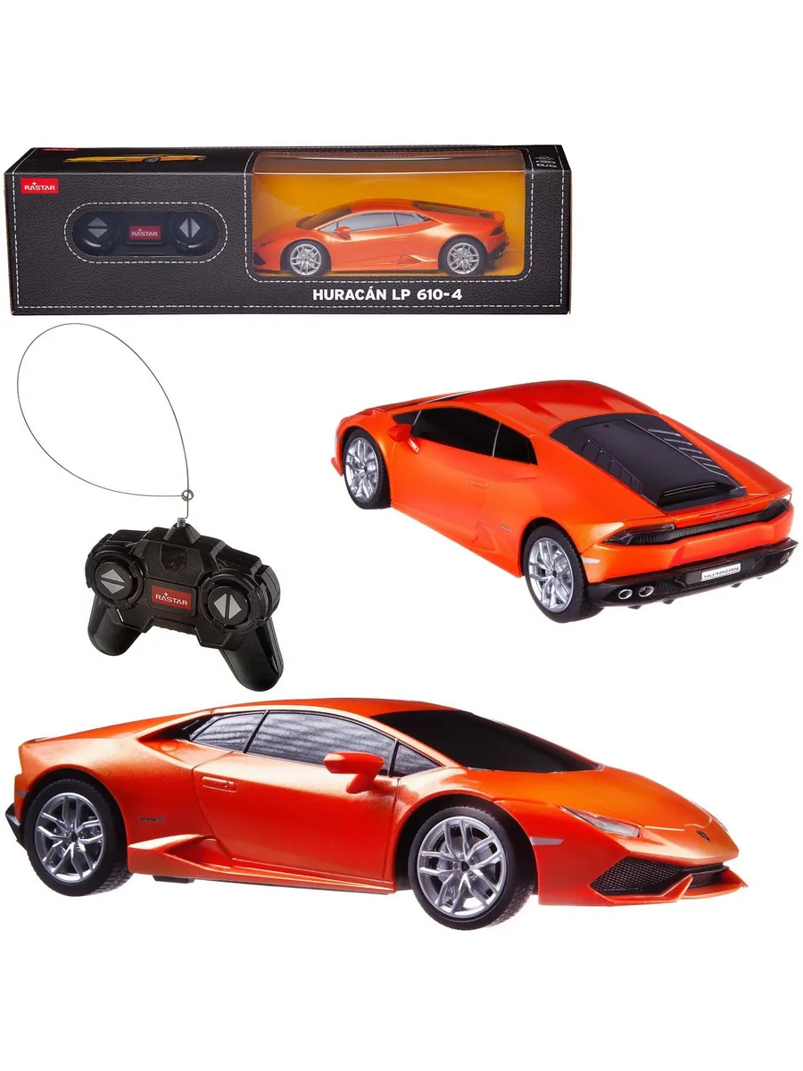 Машина р/у 1:24 Lamborghini HURACAN LP 610-4 Цвет Оранжевый