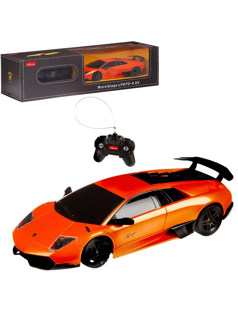 Машина р/у 1:24 Lamborghini Murcielago LP670-4 Цвет Оранжевый