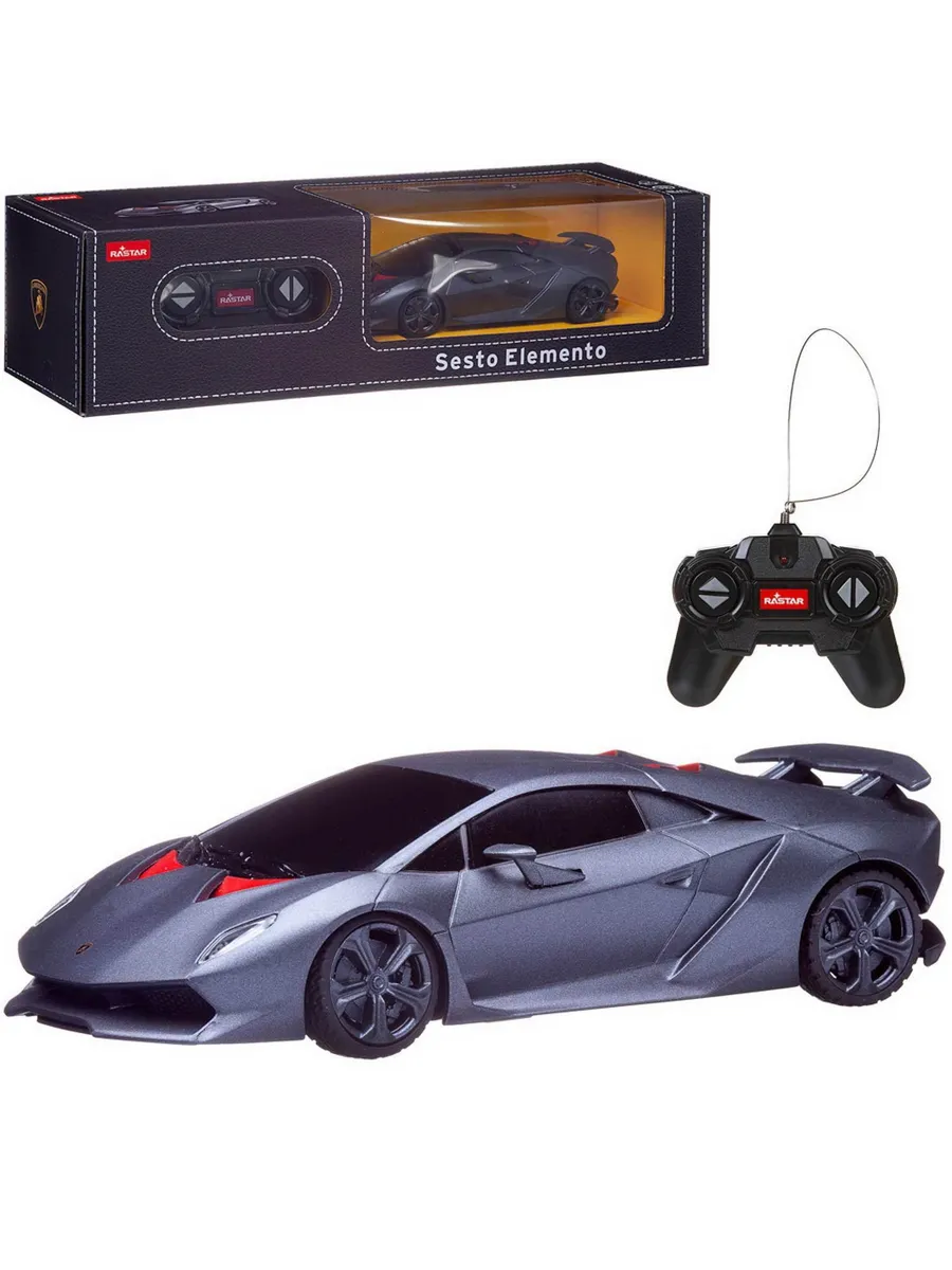 Машина р/у 1:24 Lamborghini Sesto Цвет Серый, 2,4G