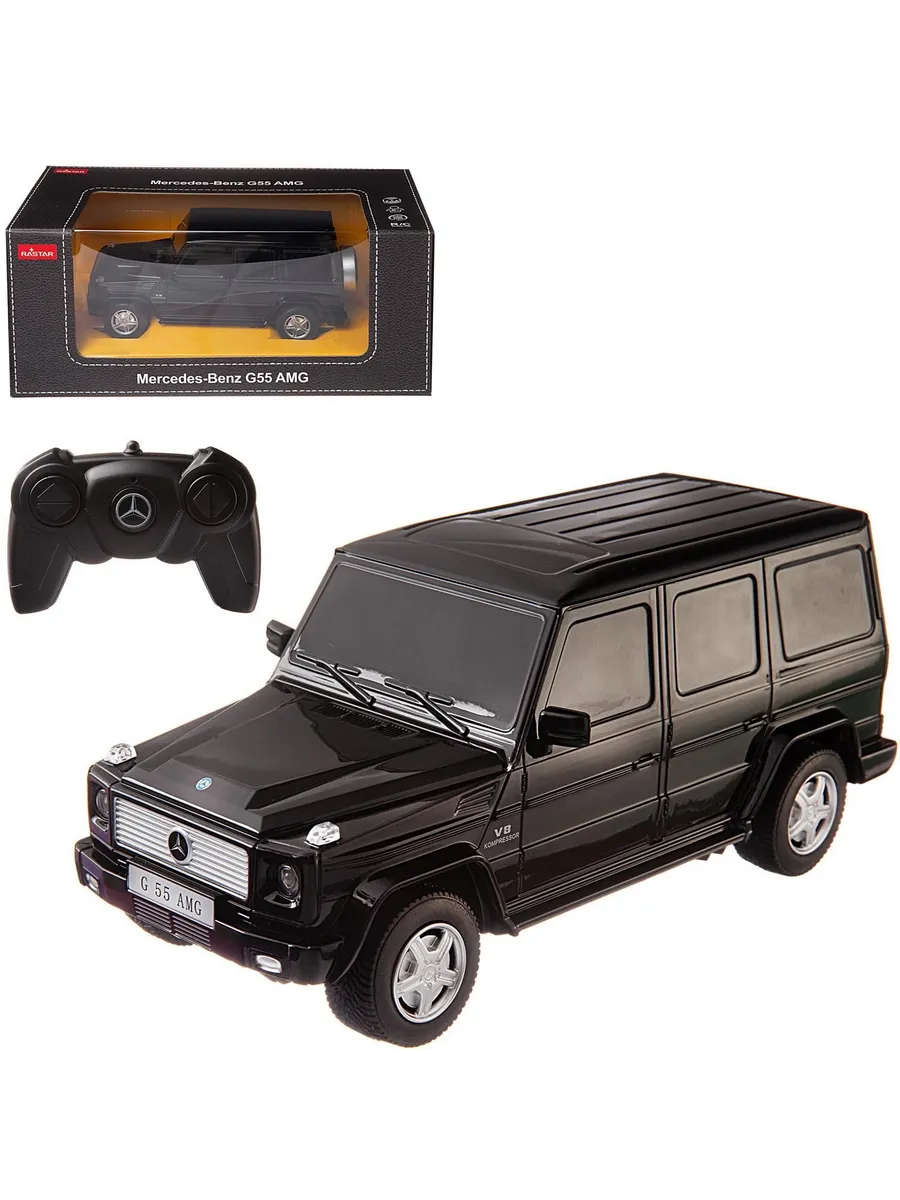 Машина р/у 1:24 Mercedes-Benz G55 Цвет Черный