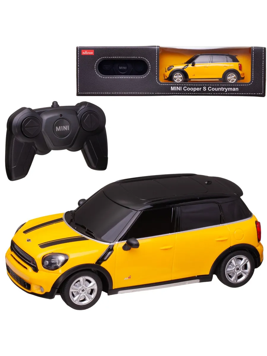 Машина р/у 1:24 MINI Cooper S Countryman Цвет Желтый