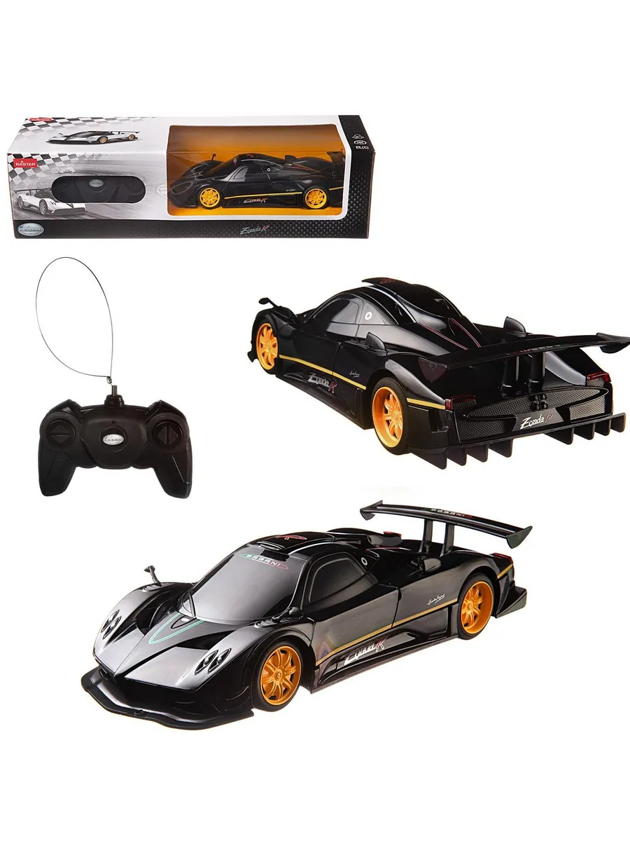Машина р/у 1:24 Pagani Zonda R цвет чёрный