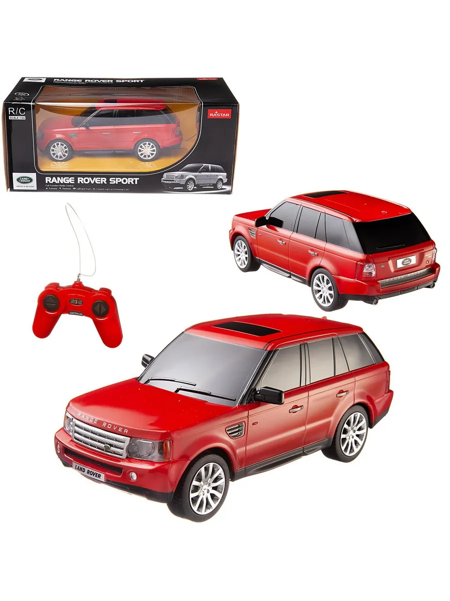 Машина р/у 1:24 Range Rover Sport, 20см, красный 2.4G