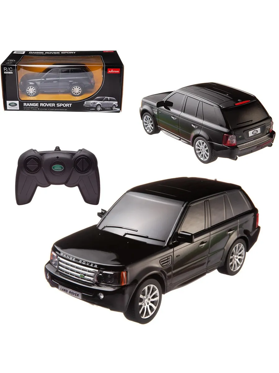 Машина р/у 1:24 Range Rover Sport, 20см, черный 2.4G