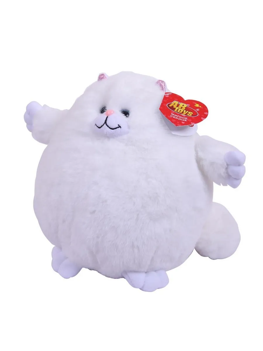Кошка пушистая, 20 см, с лапками, игрушка мягкая