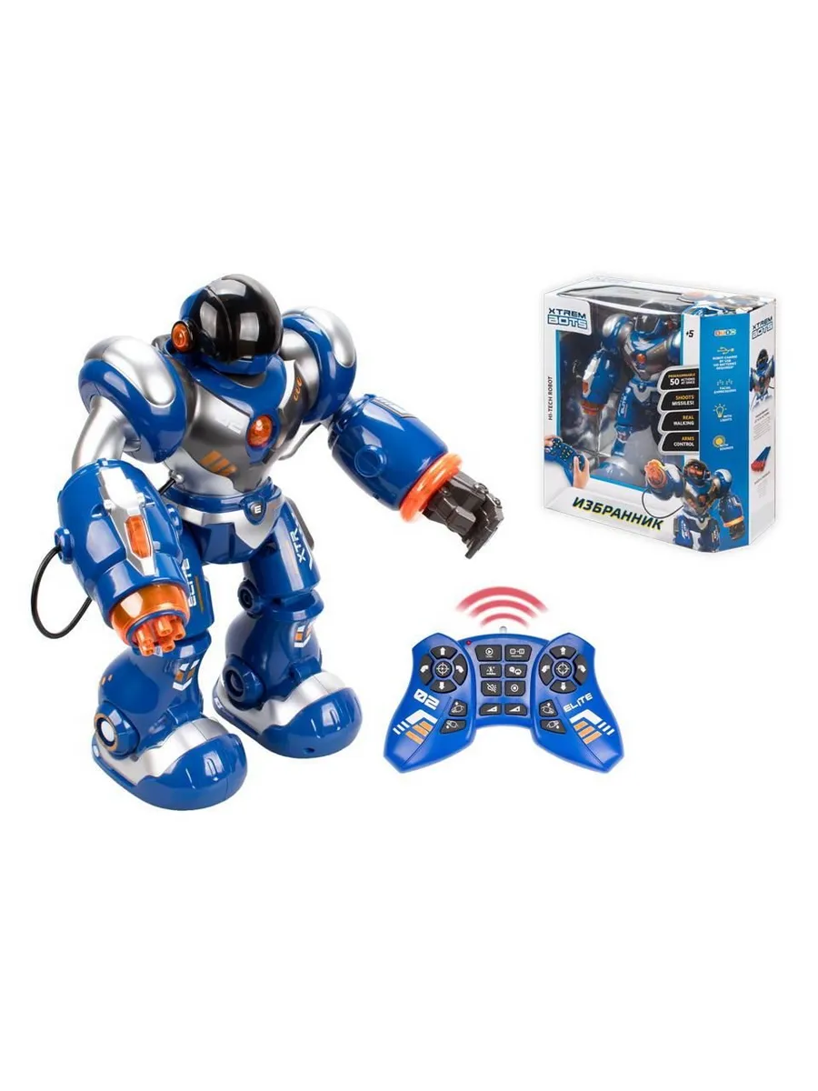 Робот на ИК управлении "Xtrem Bots: Избранник", STEM, световые и звуковые эффекты, более 20 функций