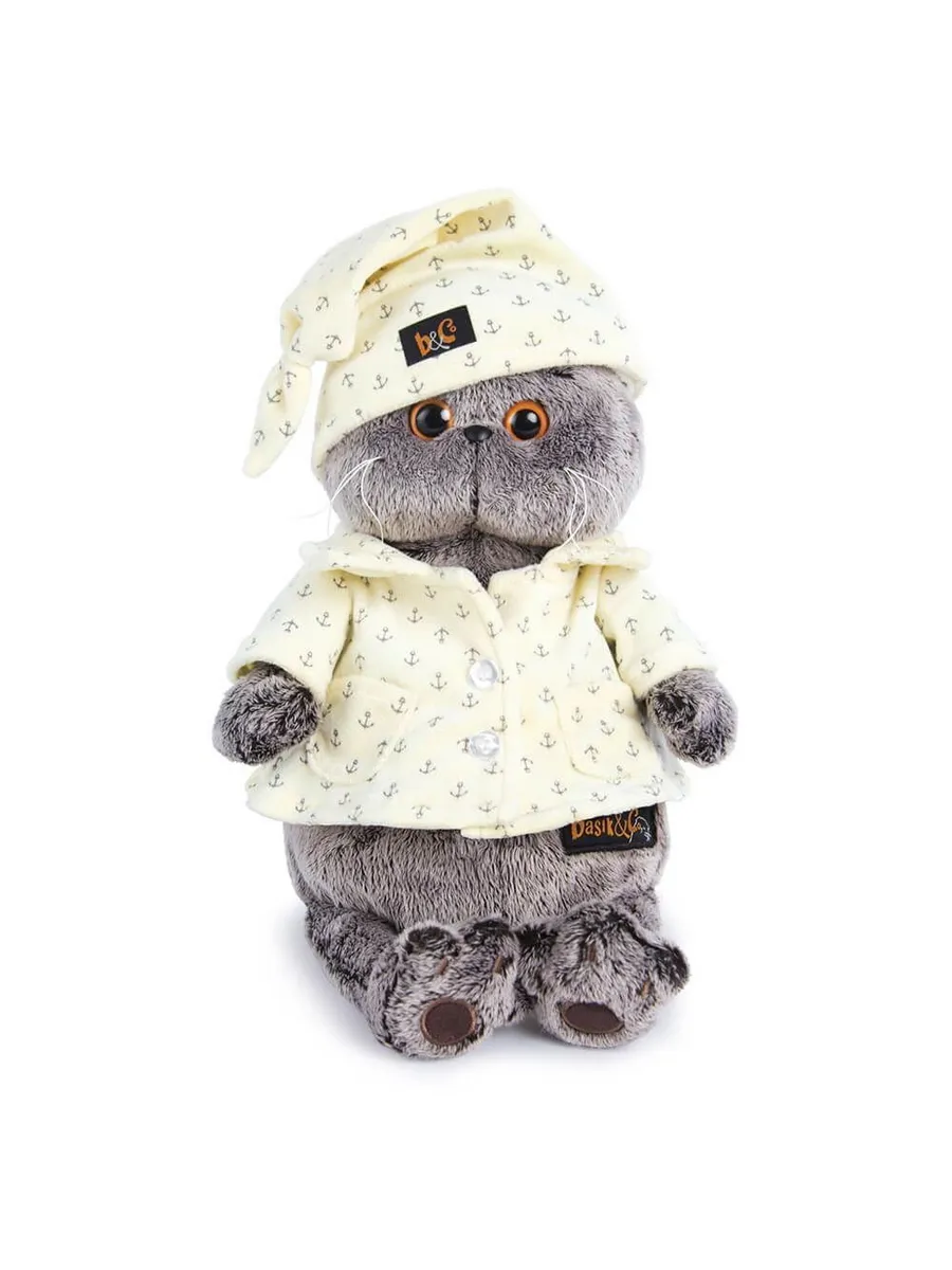 Кот Басик в пижаме 30 см