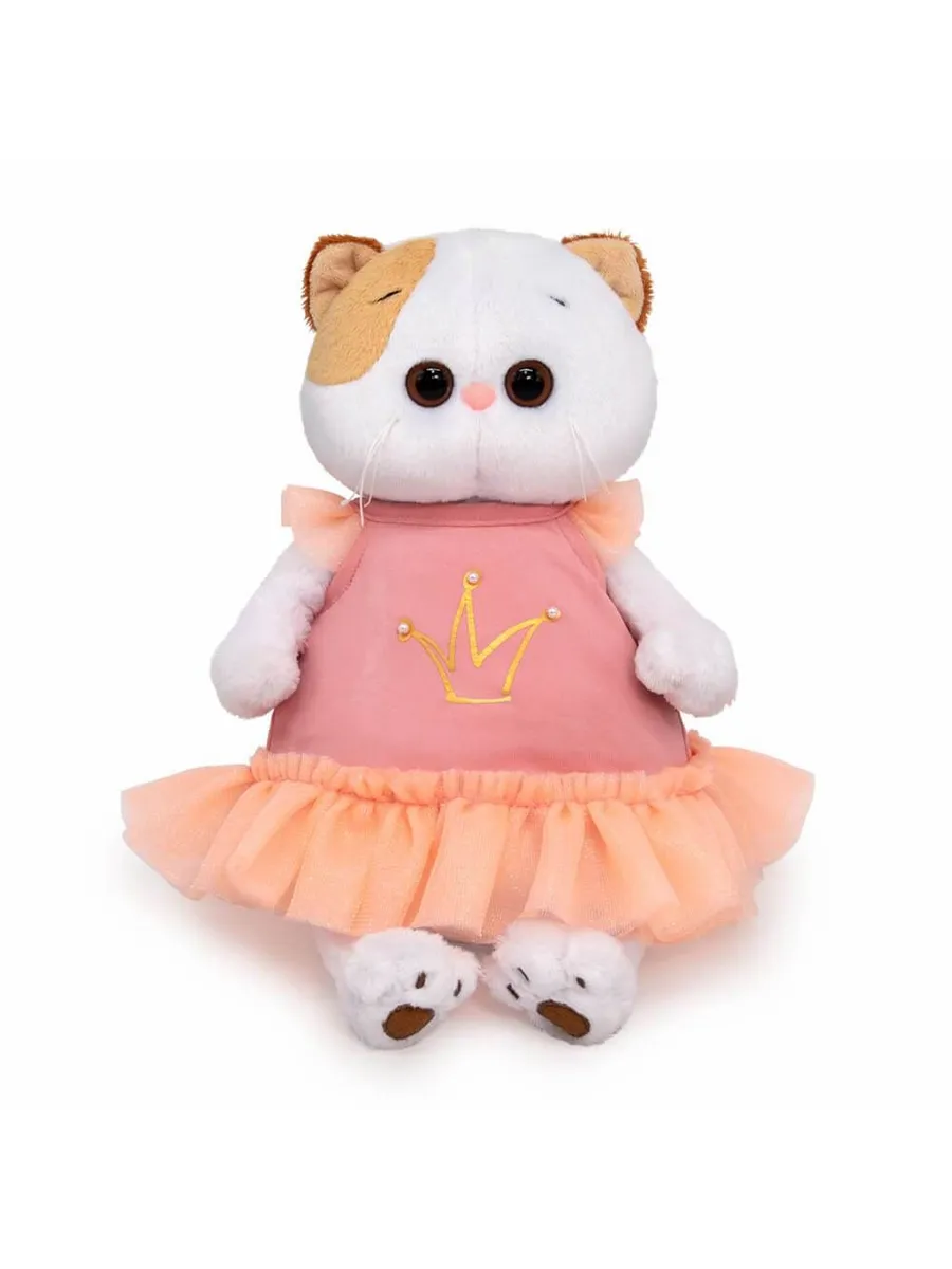 Кошка Ли-Ли в платье с короной 24 см