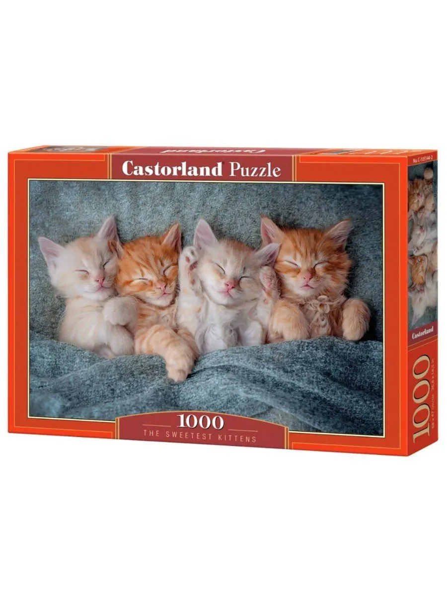 Пазл CastorLand 1000 деталей Милые котята